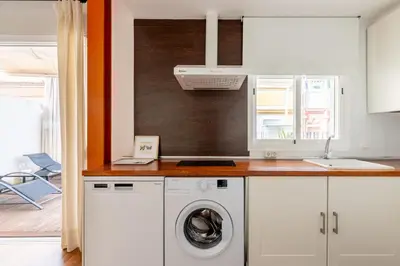 Una cocina o zona de cocina en Veoapartment Alhóndiga Ático