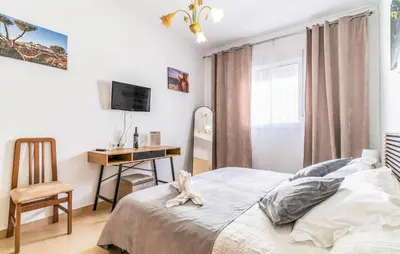 Cama o camas de una habitación en Casa La Estacion