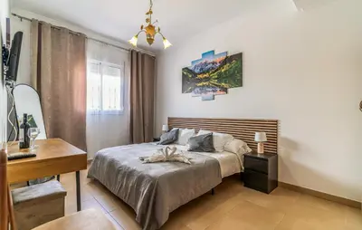 Cama o camas de una habitación en Casa La Estacion