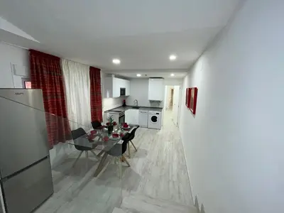 Una cocina o zona de cocina en Apartamento Loft Cervantes