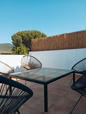 Un balcón o terraza de Casa Rural la Sierra del Viento