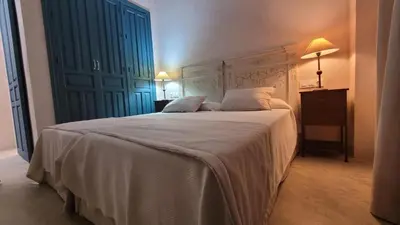 Cama o camas de una habitación en El Garrotal de Medina
