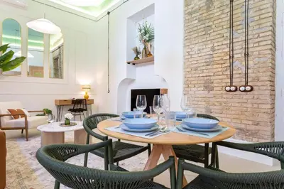 Zona de estar de Genteel Home Boteros