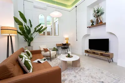 Zona de estar de Genteel Home Boteros
