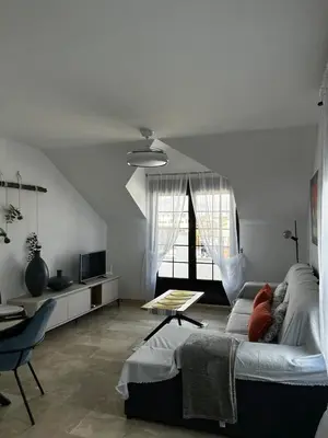 Cama o camas de una habitación en Luz del Sur