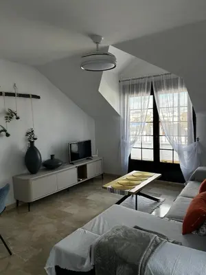 Cama o camas de una habitación en Luz del Sur