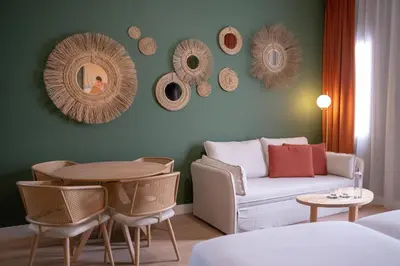Zona de estar de Suites Hotel Cetina Casa de Aguilar