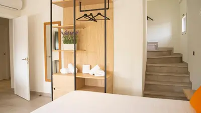 Cama o camas de una habitación en Villas Del Acebuche