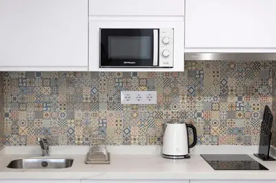 Una cocina o zona de cocina en Modern & cozy apartment Levies