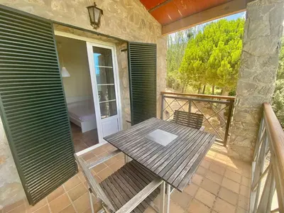 Un balcón o terraza de Villa in Torres with Pool near Sierra Mágina