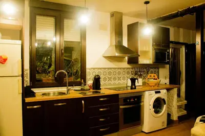 Una cocina o zona de cocina en Casa rural Paraje Higueral
