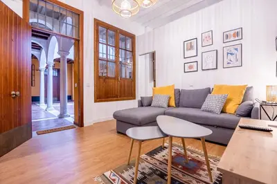 Zona de estar de Apartamento Mercado de Feria