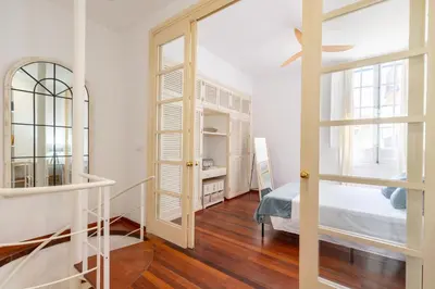 Cama o camas de una habitación en Veoapartment Virgen de la Luz