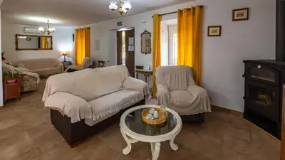 Cama o camas de una habitación en Casilla Soleá Carcabuey by Ruralidays