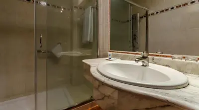 Un baño de Hotel Zodiaco