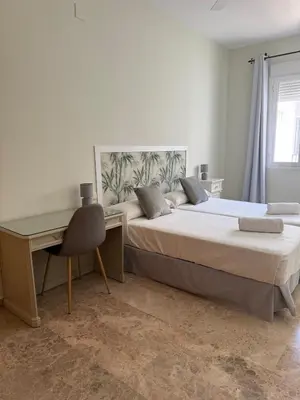 Cama o camas de una habitación en Apartamento El Barranco