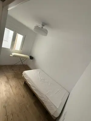 Cama o camas de una habitación en Alojamientos, BALCÓN A LA SIERRA AHILLOS