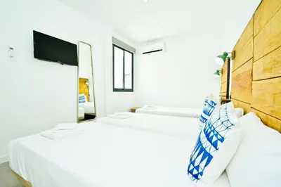 Cama o camas de una habitación en Morgado Suites