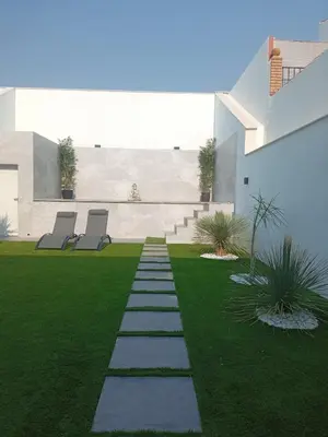 Jardín al aire libre en Alojamientos RAICES DEL SUR