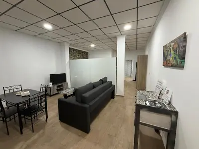 Una televisión o centro de entretenimiento en Loft Arturo de Austria