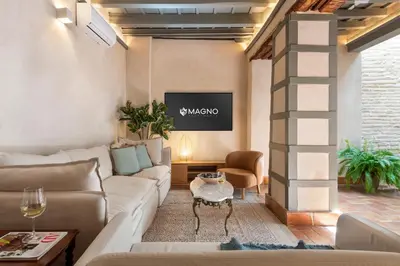 Zona de estar de Magno Apartments Verde Luxury House
