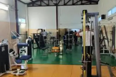 Gimnasio o instalaciones de fitness de Apartamento al pie de la torre