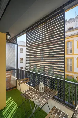 Un balcón o terraza de Vista Doña María Coronel - B