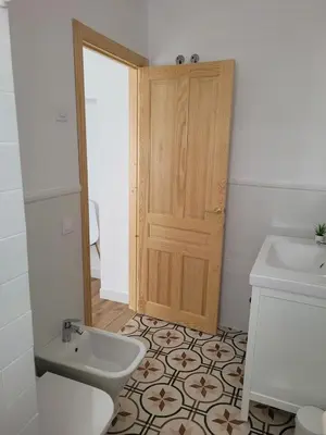Un baño de Apartamento con WiFi y aparcamiento privado