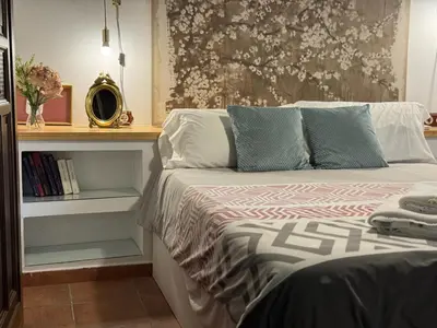 Cama o camas de una habitación en Casa Patio Corduba