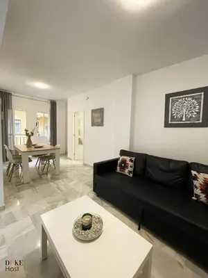Zona de estar de Alameda Apartments - 1B