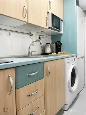 Una cocina o zona de cocina en Alameda Apartments - 1B