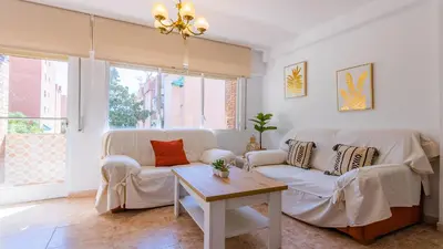 Zona de estar de Apartamento acogedor y luminoso en Córdoba