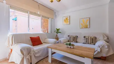 Zona de estar de Apartamento acogedor y luminoso en Córdoba