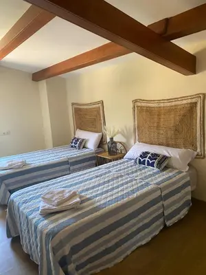 Cama o camas de una habitación en Free WiFi - Casa Rural Mirador de la Tinajuela a menos de 15 minutos de Andújar