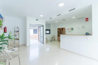 El vestíbulo o zona de recepción de Hostal Las Viñas