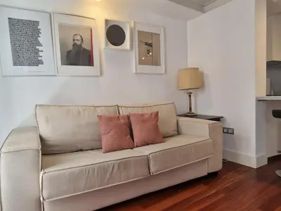 Zona de estar de Elegant duplex in the heart of Seville