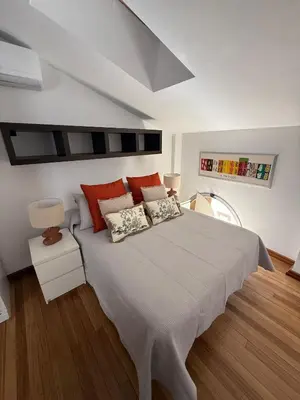 Cama o camas de una habitación en Casa del Conde - Dúplex Catedral con Aparcamiento
