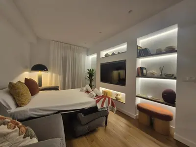 Cama o camas de una habitación en Puerta a los Patios
