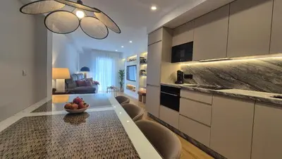 Una cocina o zona de cocina en Puerta a los Patios
