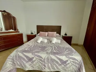 Cama o camas de una habitación en Geysotur Chirinos house