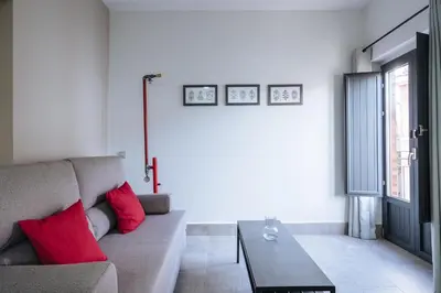 Zona de estar de Apartamentos Trinidad