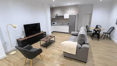 Una cocina o zona de cocina en Apartamento Santísima Trinidad