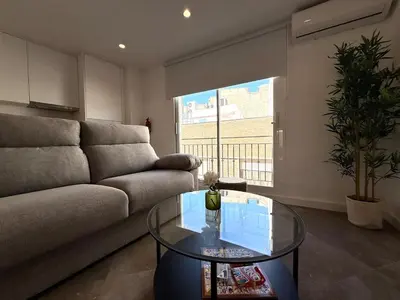 Zona de estar de Cruz Conde Suite Deluxe