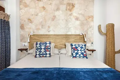 Cama o camas de una habitación en Bella Antakira