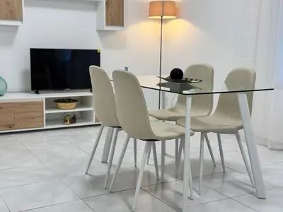 Una televisión o centro de entretenimiento en Apartamento Marquesa Valdeiglesias