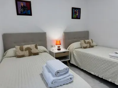 Cama o camas de una habitación en Apartamento Marquesa Valdeiglesias
