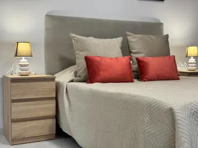 Cama o camas de una habitación en Apartamento Marquesa Valdeiglesias