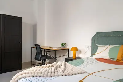 Cama o camas de una habitación en Iberos Home
