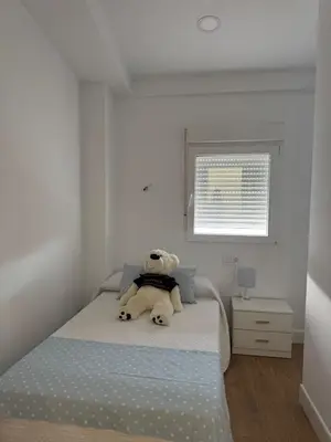 Cama o camas de una habitación en Casa Papá Rosendo