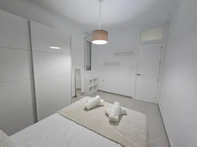 Cama o camas de una habitación en Casa de Valeria